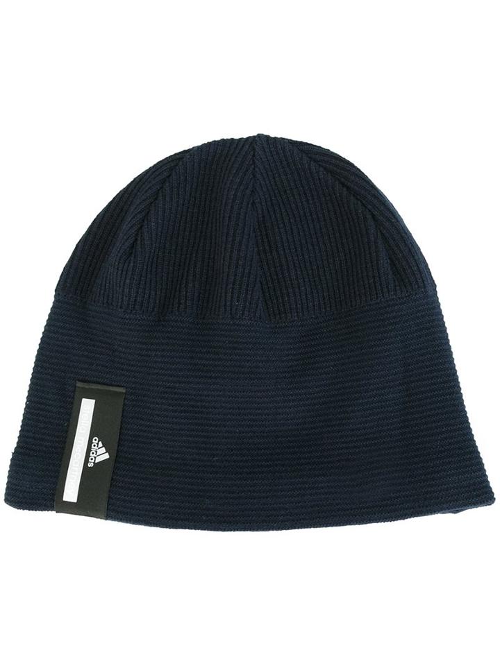 Adidas By Stella Mccartney 'run' Beanie, Women's, Blue, Polyester/spandex/elastane/viscose