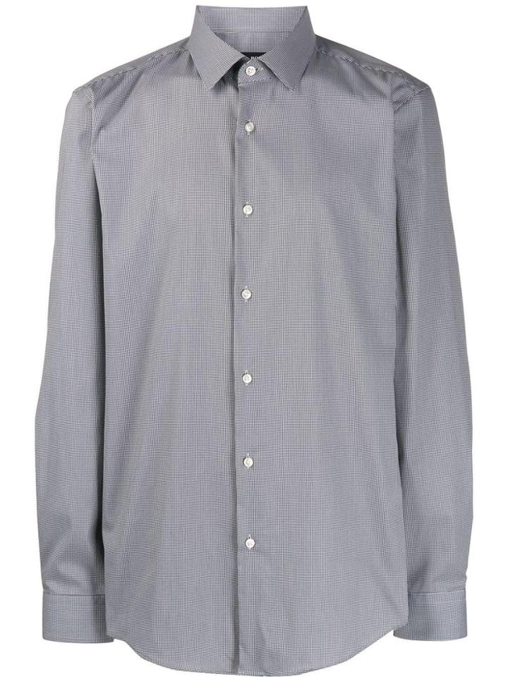 Boss Hugo Boss Printed Long Sleeve Shirt - Black