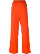 Msgm Side Stripe Track Pants, Women's, Size: 38, Red, Polyamide/polyester