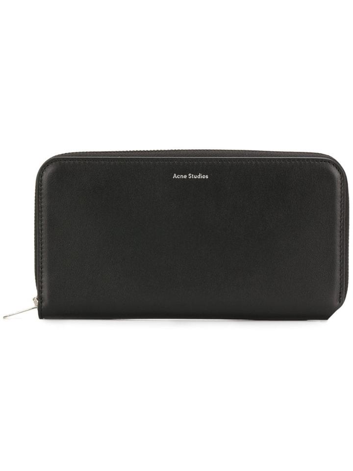 Acne Studios Fluorite S Continental Wallet - Black