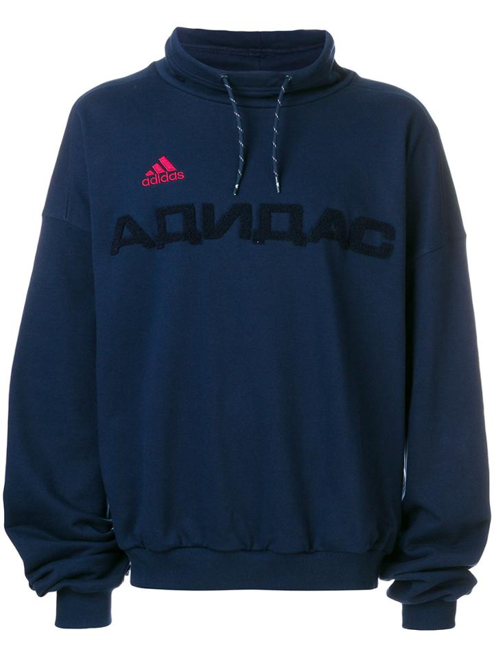 Adidas Gosha Rubchinskiy X Adidas Toggle Fastening Sweatshirt - Blue