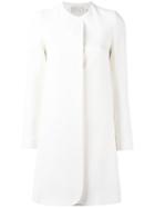 Goat Redgrave Coat, Women's, Size: 14, White, Wool/acetate/polyester