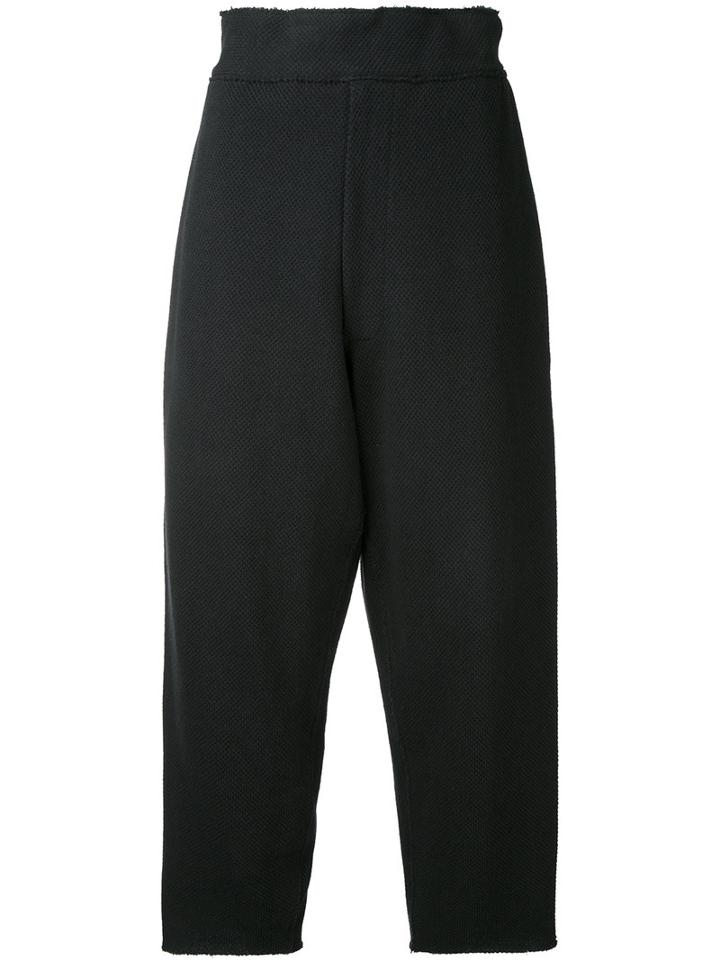Marna Ro High Waist Cropped Trousers, Men's, Size: Xs, Black, Cotton