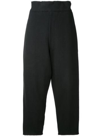 Marna Ro High Waist Cropped Trousers, Men's, Size: Xs, Black, Cotton
