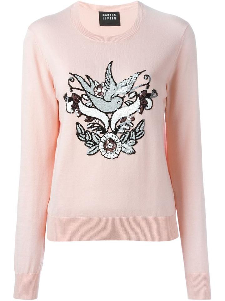 Markus Lupfer Sequin Embellished Sweater