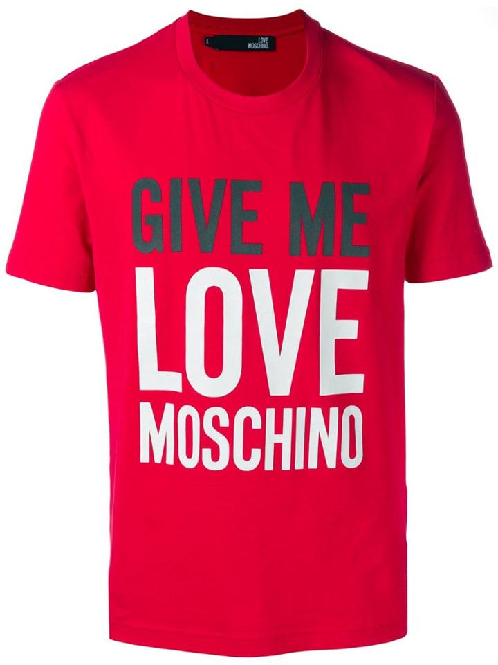 Love Moschino Give Me Love T-shirt - Red