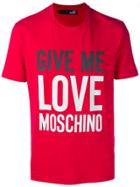 Love Moschino Give Me Love T-shirt - Red