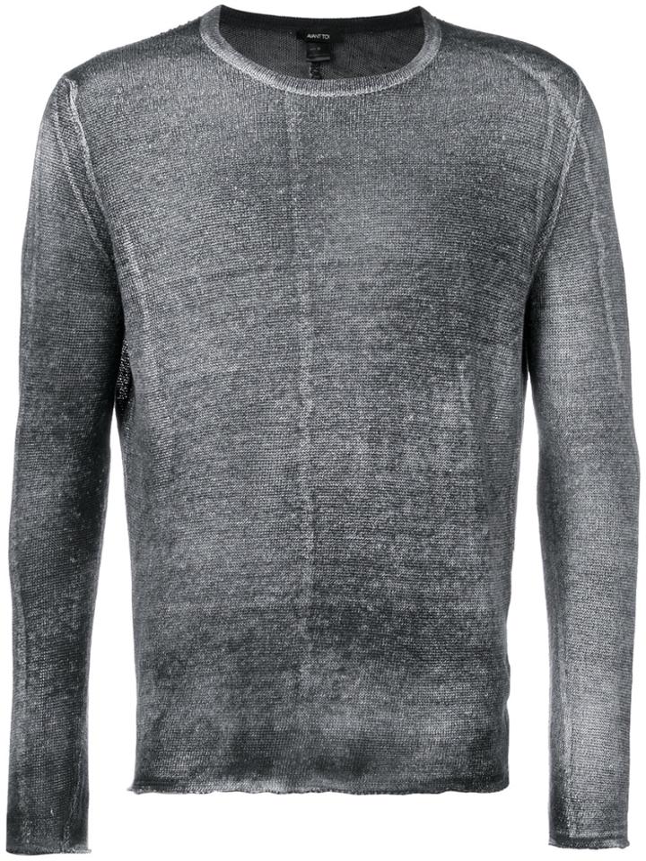 Avant Toi Fine Knit Sweater - Blue