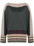 Antonio Marras Stripe Detail Sweater - Grey