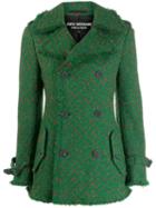 Junya Watanabe Comme Des Garçons Pre-owned Checked Peacoat - Green