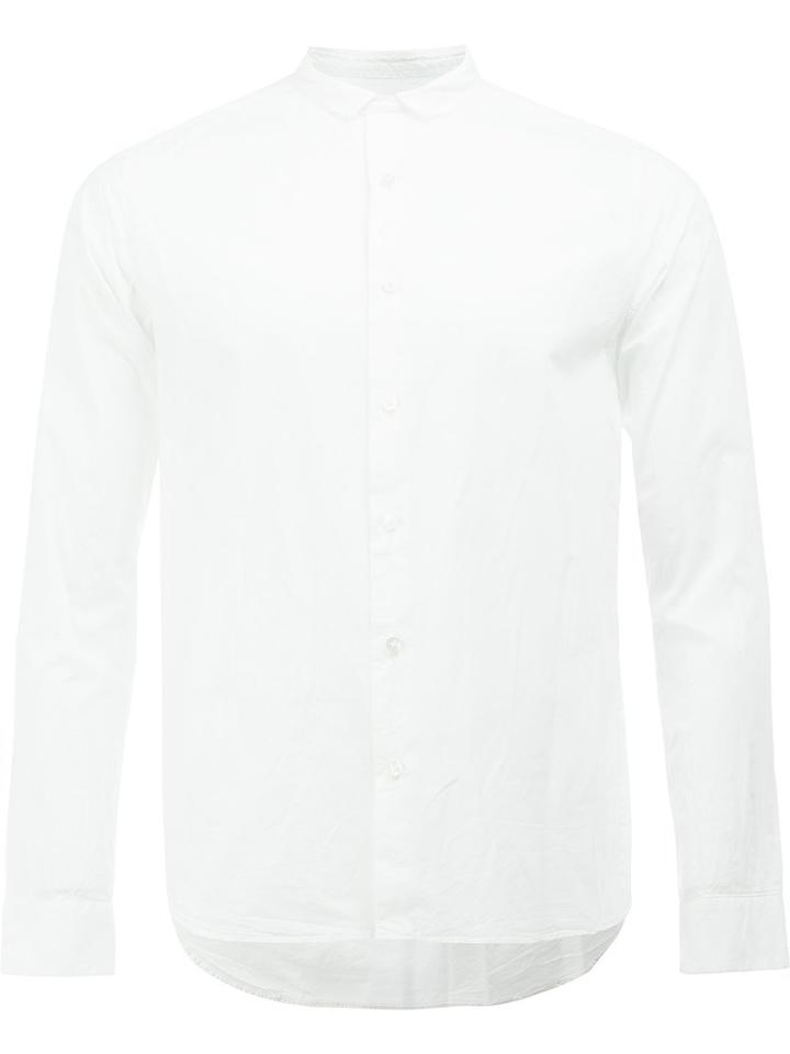 08sircus Spread Collar Shirt, Size: 5, White, Cotton