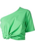 Rosie Assoulin One Shoulder Cropped Top