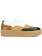 Mm6 Maison Margiela Colour Block Brogues - Nude & Neutrals