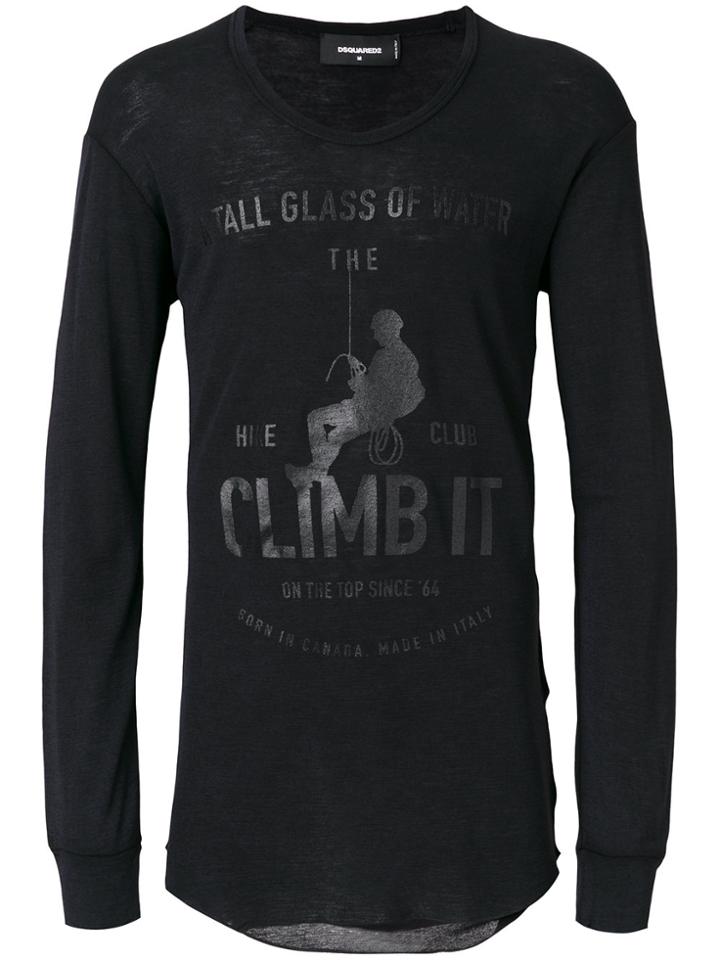 Dsquared2 Long Sleeve Top - Black
