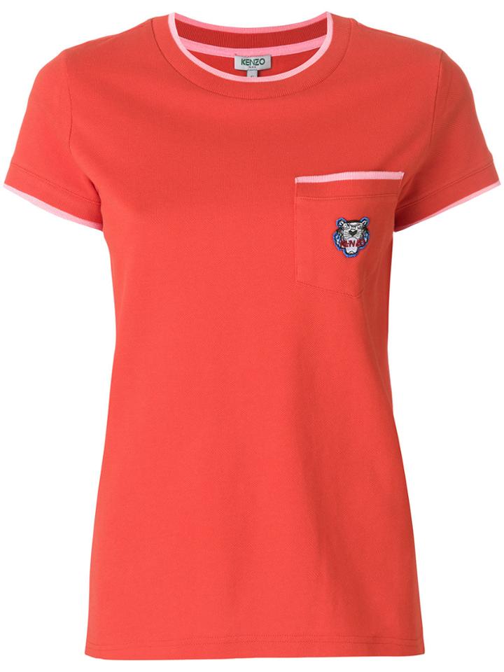 Kenzo Tiger Crest T-shirt - Yellow & Orange