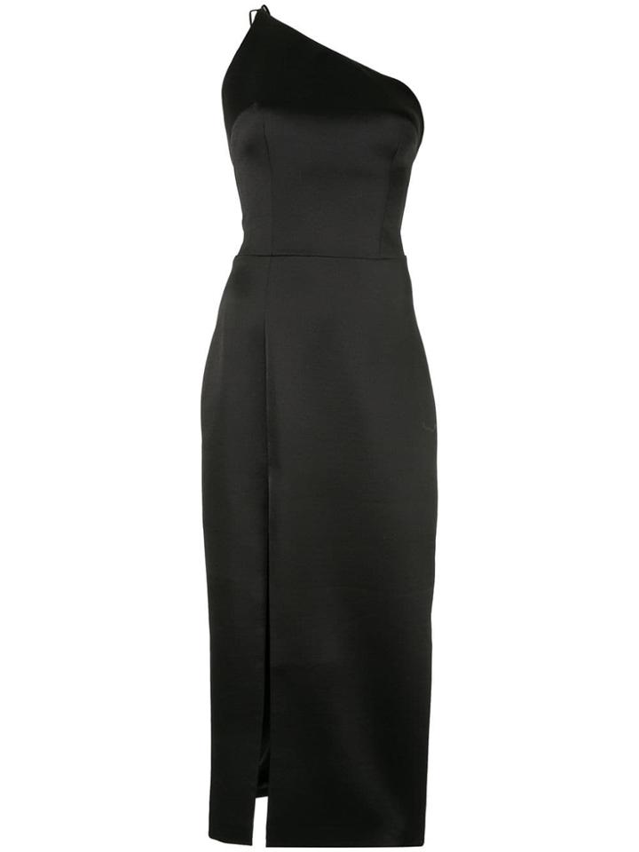 Rasario One-shoulder Pencil Dress - Black