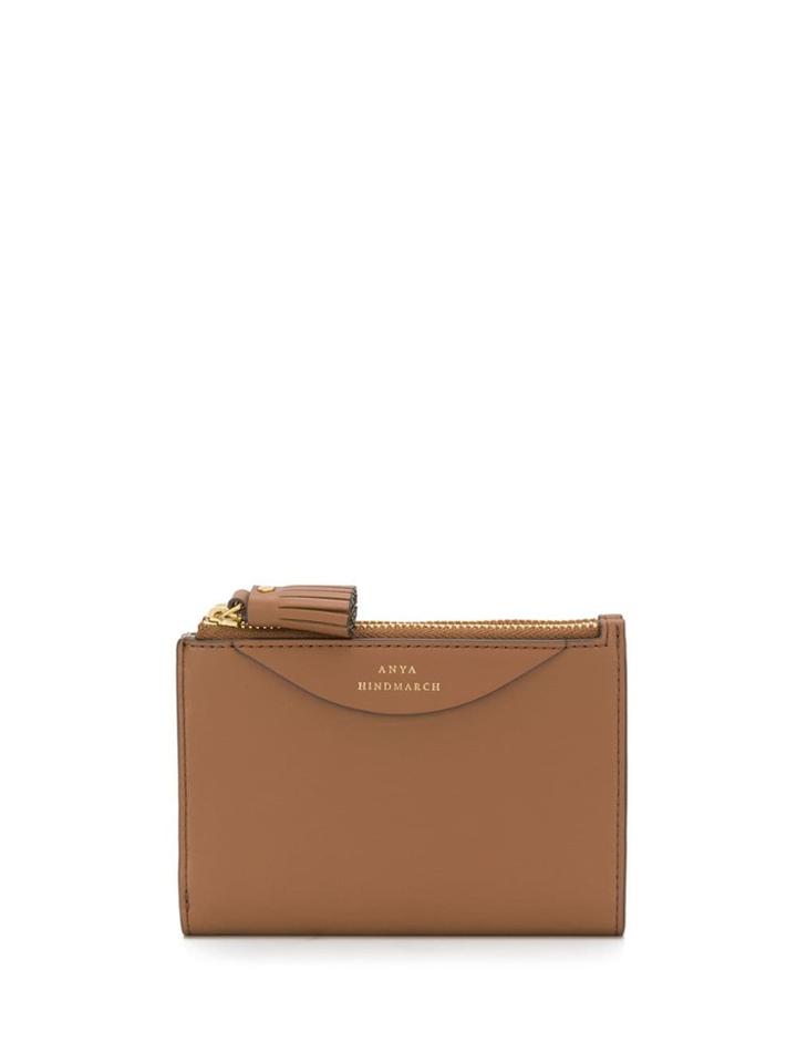 Anya Hindmarch Small Double Zip Wallet - Brown