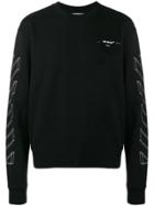 Off-white Outline Print Sweatshirt - Black