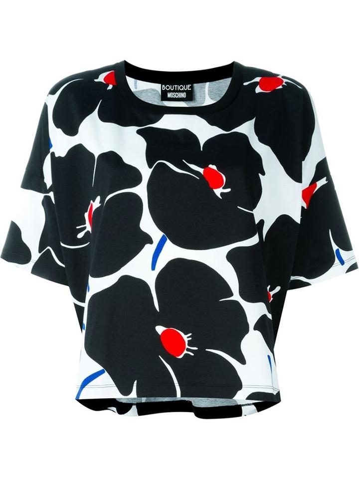 Boutique Moschino Floral Print T-shirt