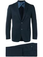 Tonello Formal Two-piece Suit, Men's, Size: 48, Blue, Cotton/spandex/elastane