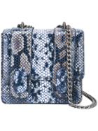 Printed Shoulder Bag - Women - Leather - One Size, Blue, Leather, Antonio Marras