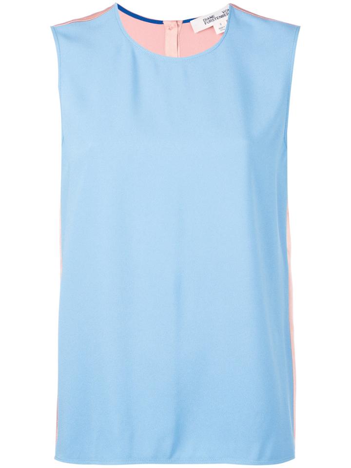 Dvf Diane Von Furstenberg Shift Top - Blue