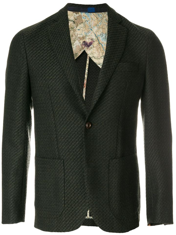 Etro Fitted Blazer - Green