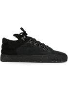 Filling Pieces 'mountain Cut' Mesh Panel Sneakers - Black