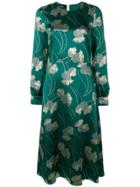 Rochas Flared Fitted Dress - Green