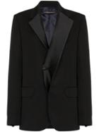 Y/project Asymmetric Single-breasted Tuxedo Jacket - Black