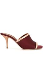 Malone Souliers Laney Satin Mules - Red