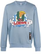Loewe Printed Sweatshirt - Blue