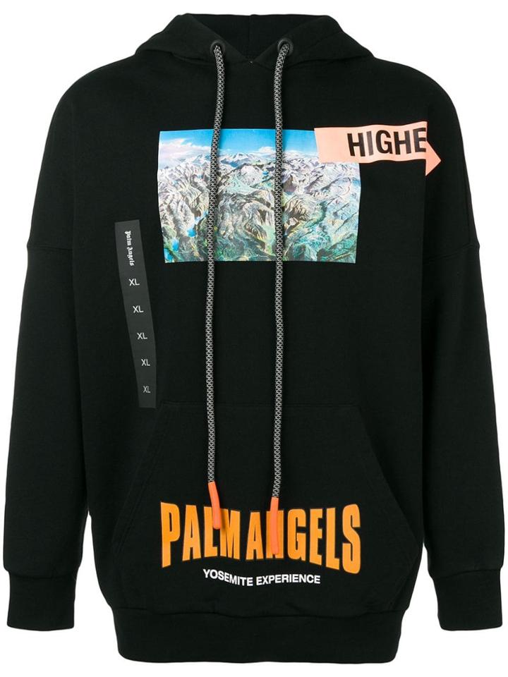 Palm Angels Yosemite Experience Hoodie - Black