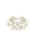 Moy Paris Multi Layer Pearl Bracelet - Metallic