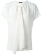 Etro Pussybow Blouse, Women's, Size: 44, White, Silk