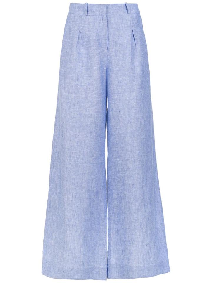 Alcaçuz Flores Trousers - Blue