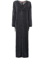 Missoni Metallic-effect Hooded Long Dress - Black