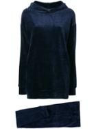 Majestic Filatures Velour Tracksuit - Blue