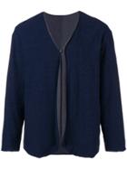 Ts(s) Classic Slim-fit Cardigan - Blue