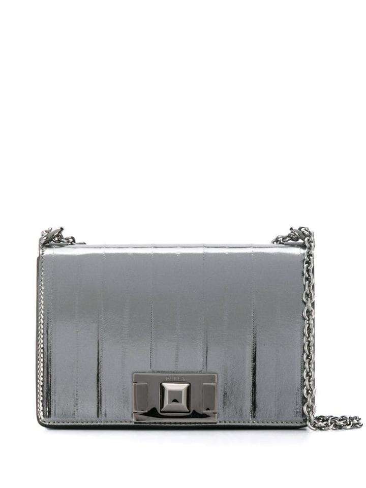 Furla Mimi Cross Body Bag - Silver
