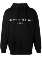 Ih Nom Uh Nit - Logo Print Hoodie - Men - Cotton - S, Black, Cotton