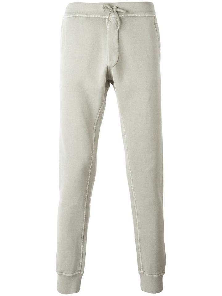 Dsquared2 Exposed Seam Track Pants, Men's, Size: Xl, Nude/neutrals, Cotton