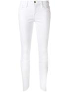 Frame Asymmetric Jeans - White