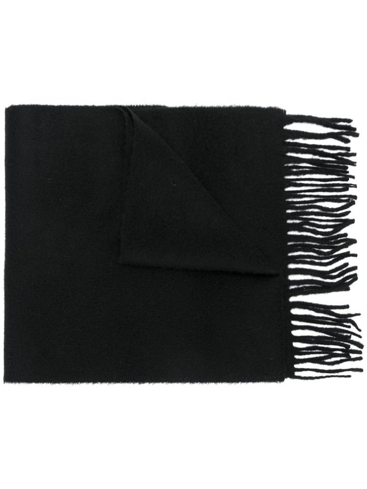 Pringle Of Scotland Cashmere Scarf - Black