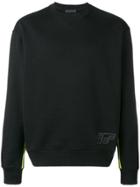Prada Heat-bonded Logo Sweatshirt - Black