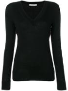 Givenchy - Sweater With Floral Panels - Women - Silk/polyester/wool - Xs, Black, Silk/polyester/wool