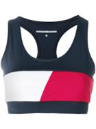 Tommy Hilfiger Sports Cropped Top - Blue