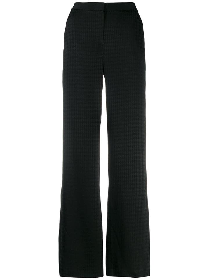 Karl Lagerfeld Karl Head Jacquard Trousers - Black