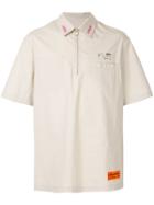 Heron Preston Zip Front Shirt - Neutrals