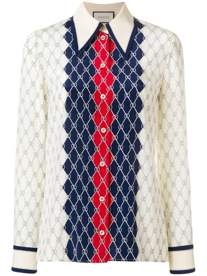 Gucci Rhombus Print Shirt - Multicolour